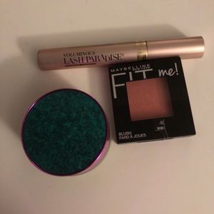 Tarte primer, L’Oreal mascara and Maybelline blush